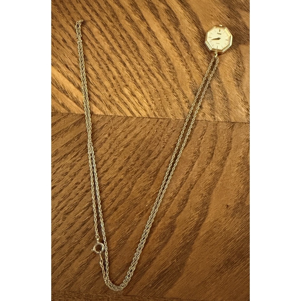 Vintage Womens Pulsar Necklace Watch - Picture 2 of 7